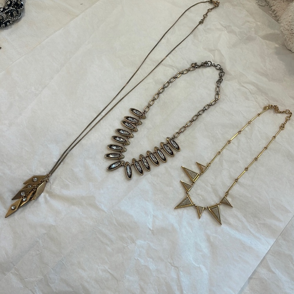 (3) JCrew necklaces